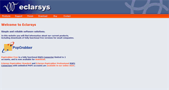 Desktop Screenshot of eclarsys.com