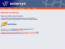 Tablet Screenshot of eclarsys.com